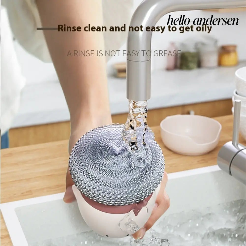 Automatic Liquid Filling Dishwashing Brush Kitchen Dish Brush - Cooking Grinder