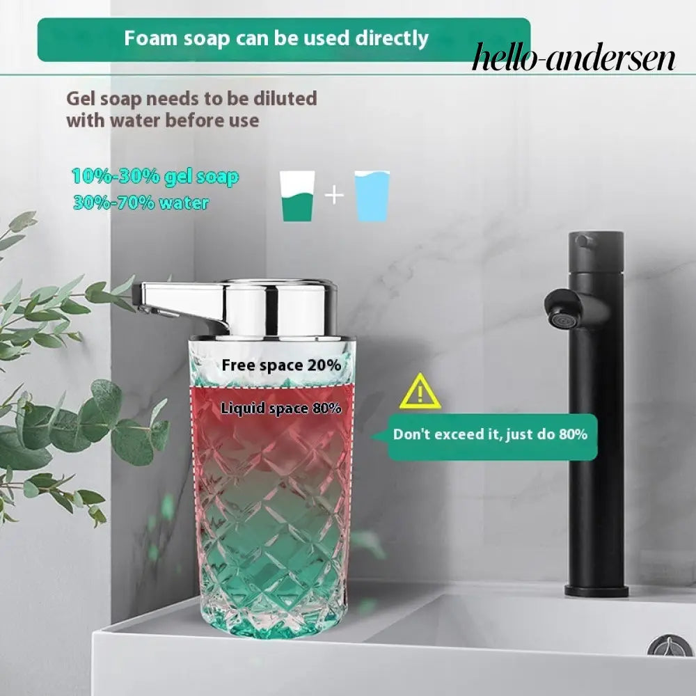 Automatic Technology Intelligent Charging Soap Dispenser - Cooking Grinder