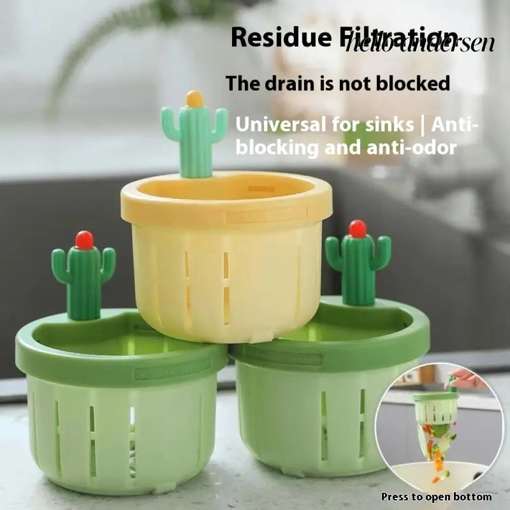 Cactus Sink Drain Strainer Press Automatic Dumping Basket - Electric Kettle