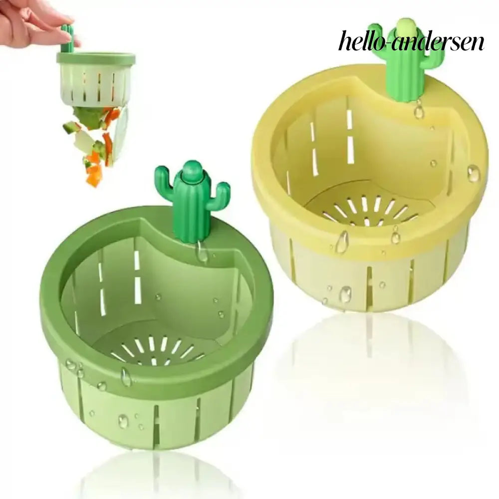 Cactus Sink Drain Strainer Press Automatic Dumping Basket - Electric Kettle