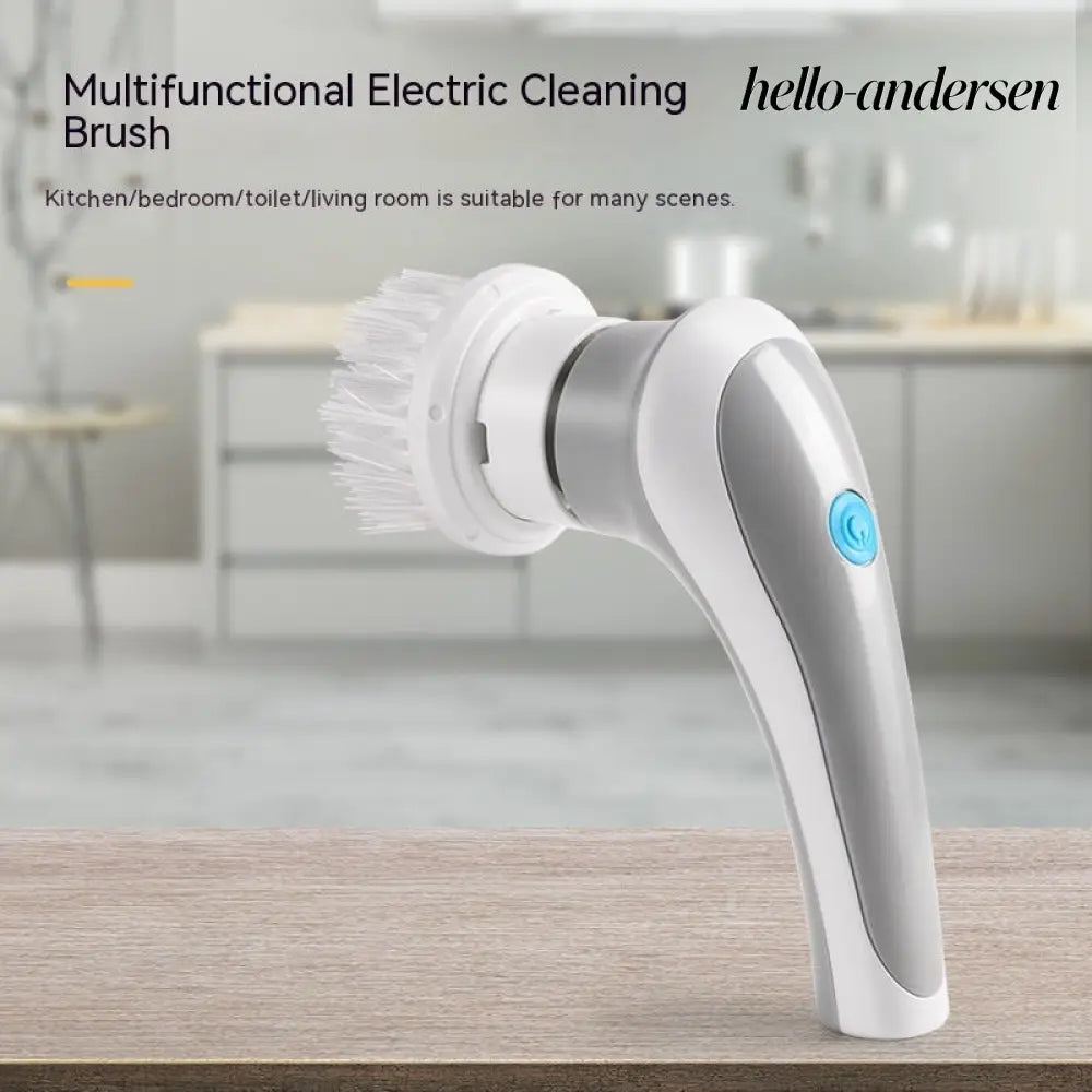 Electric Cleaning Brush 4 In 1 Spinning Scrubber - Kitchen Gadgets
