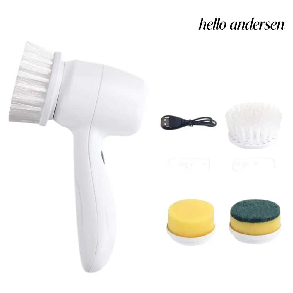 Electric Cleaning Brush 4 In 1 Spinning Scrubber - Cleaning Brush - Kitchen Gadgets