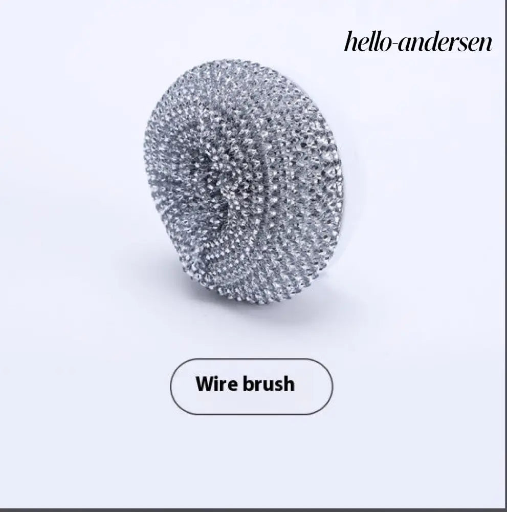 Electric Cleaning Brush 4 In 1 Spinning Scrubber - Wire ball brush head - Kitchen Gadgets
