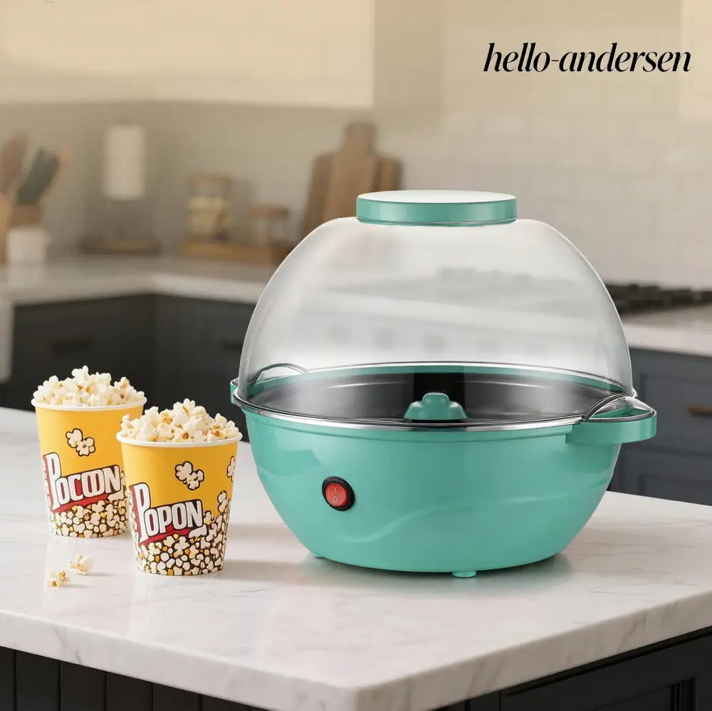 Electric Home Popcorn Maker For Kids - Sky Blue / EU - Cooking Grinder