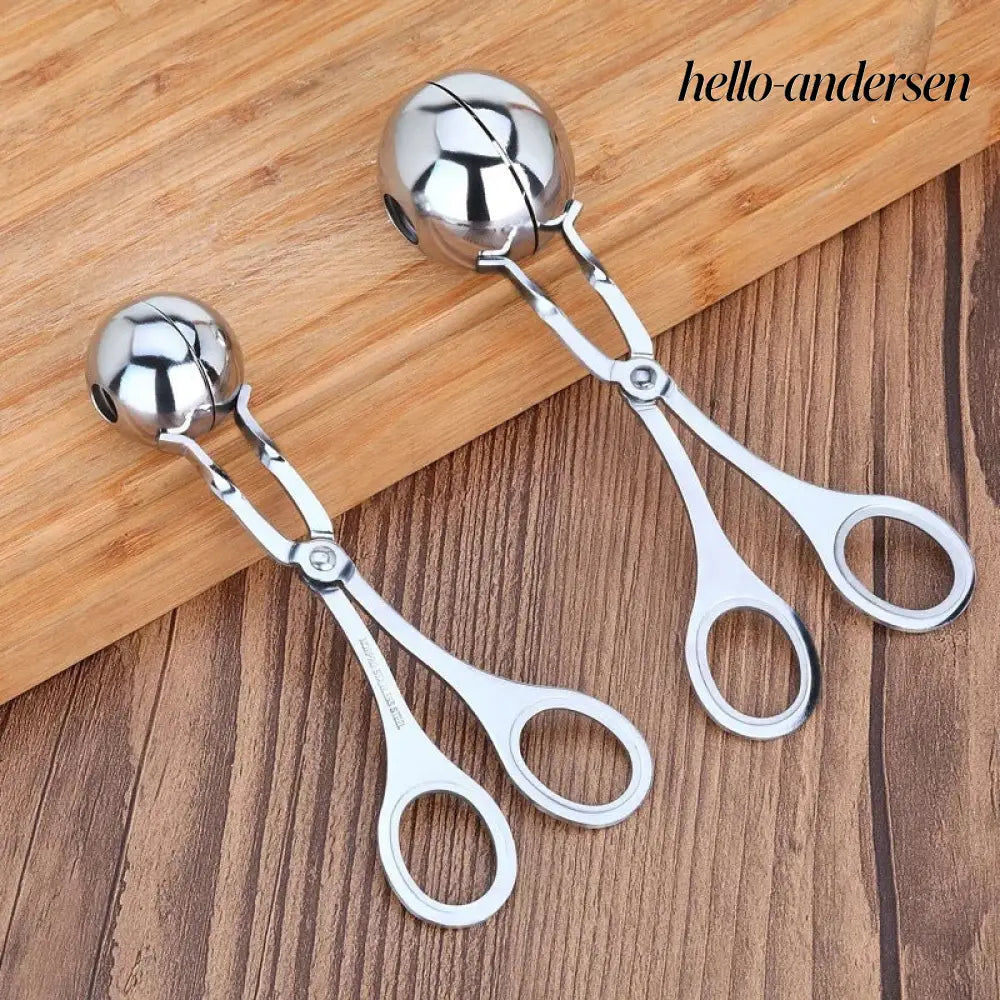 Meatball Scoop & Baller - Non-Stick Kitchen Cooking Tool - Meatball Scoop