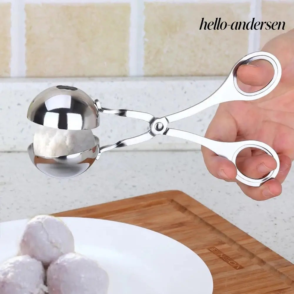 Meatball Scoop & Baller - Non-Stick Kitchen Cooking Tool - Meatball Scoop