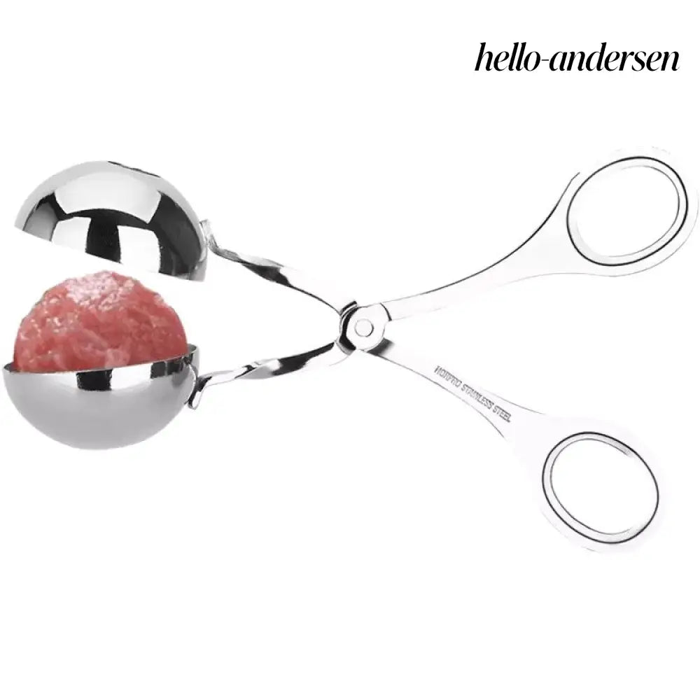 Meatball Scoop & Baller - Non-Stick Kitchen Cooking Tool - M - Meatball Scoop