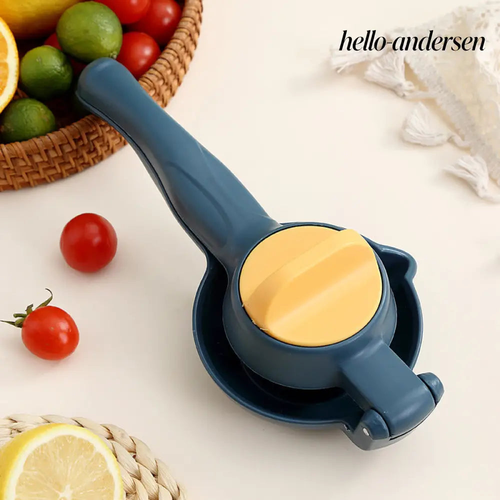 Multi Functional Manual Juicer| Portable Lemon Oranges Juicer - Blue - Juicer Portable