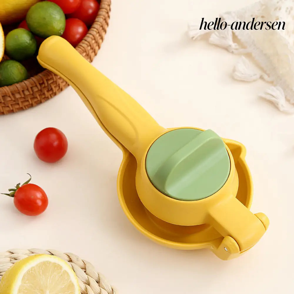 Multi Functional Manual Juicer| Portable Lemon Oranges Juicer - Yellow - Juicer Portable