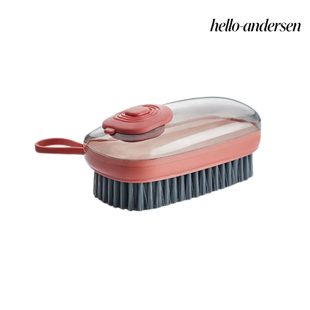 Multifunctional Automatic Liquid Cleaning Brush - Red - Cooking Grinder