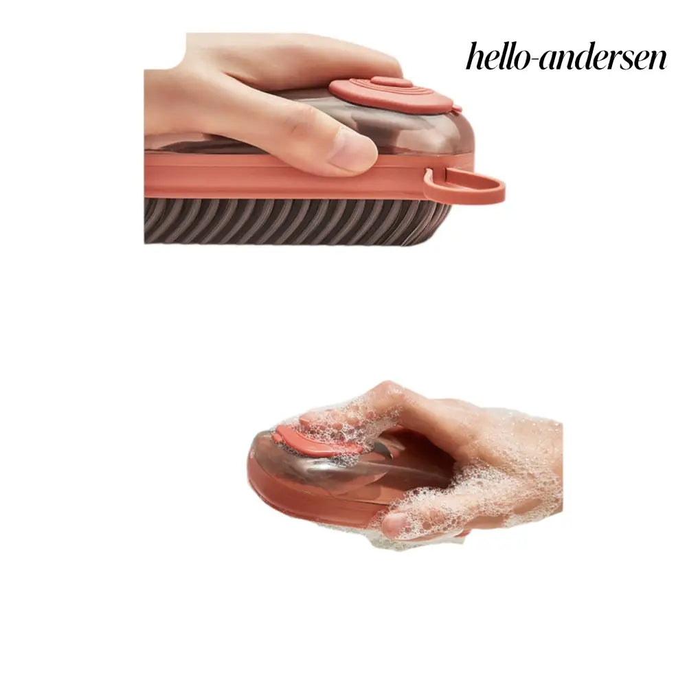 Multifunctional Automatic Liquid Cleaning Brush - Red Replacement head - Cooking Grinder