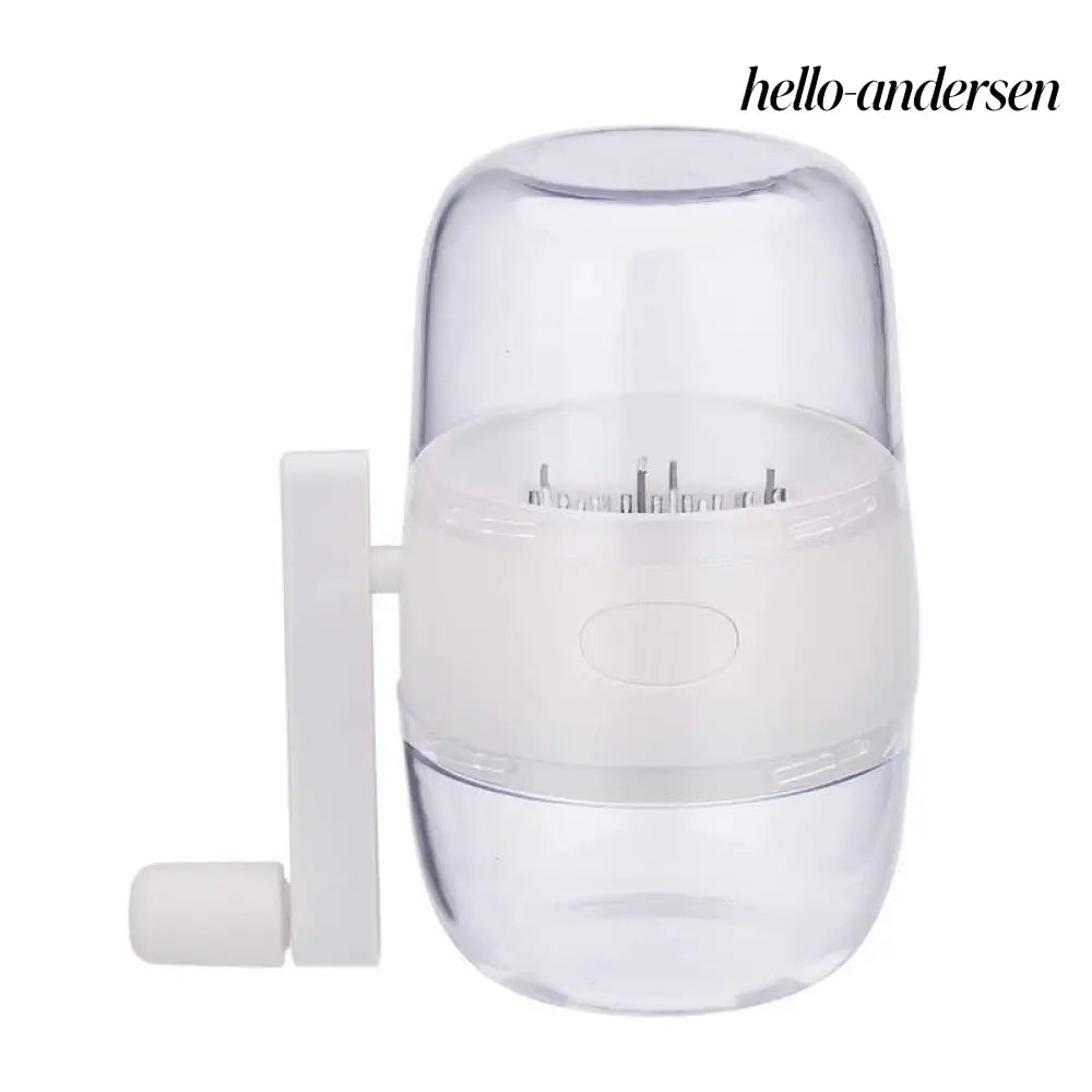 Multifunctional Nut Grinder Peanut Crusher | Manual Food Processor - White - Food Processor