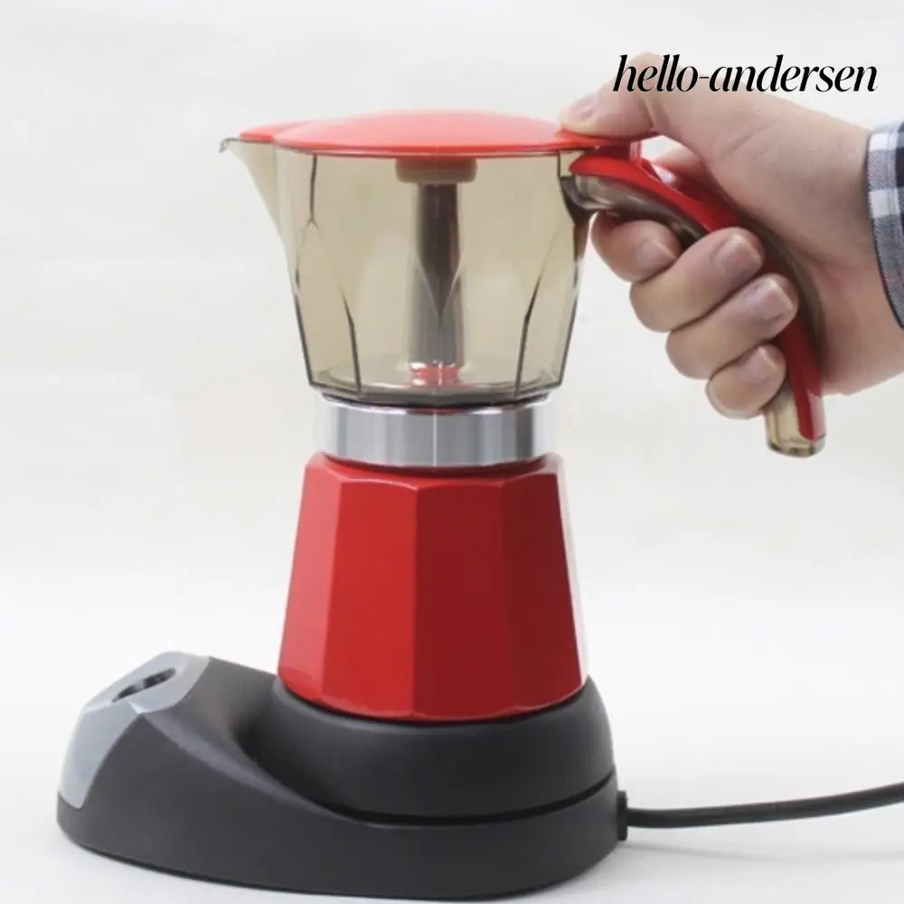 Octagonal Electric Heating Moka Pot Coffee Making - Cooking Grinder