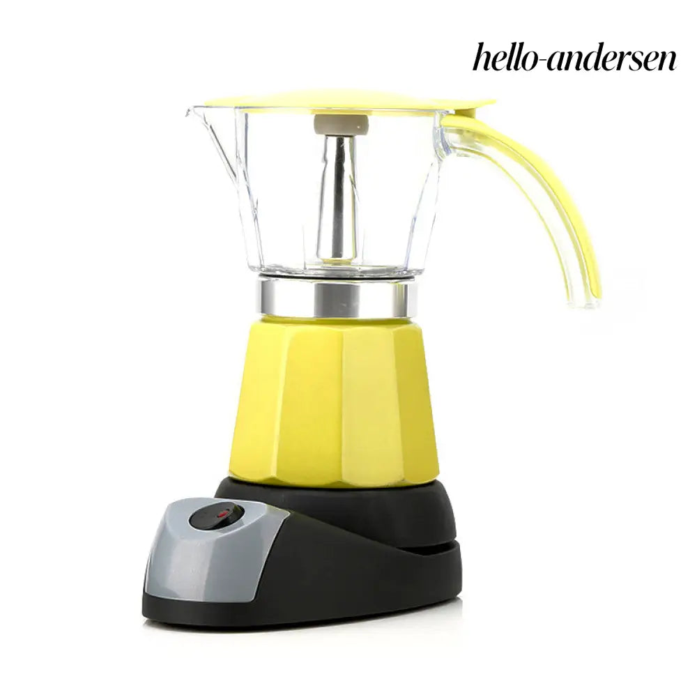 Octagonal Electric Heating Moka Pot Coffee Making - Green / EU - Cooking Grinder