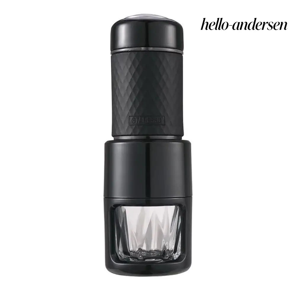 Portable Manual Espresso Coffee Machine - black - Food Processor