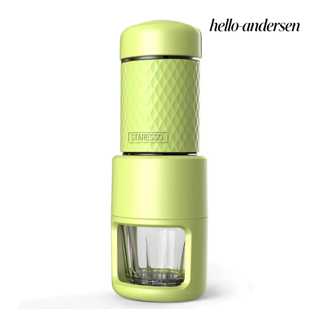 Portable Manual Espresso Coffee Machine - green - Food Processor