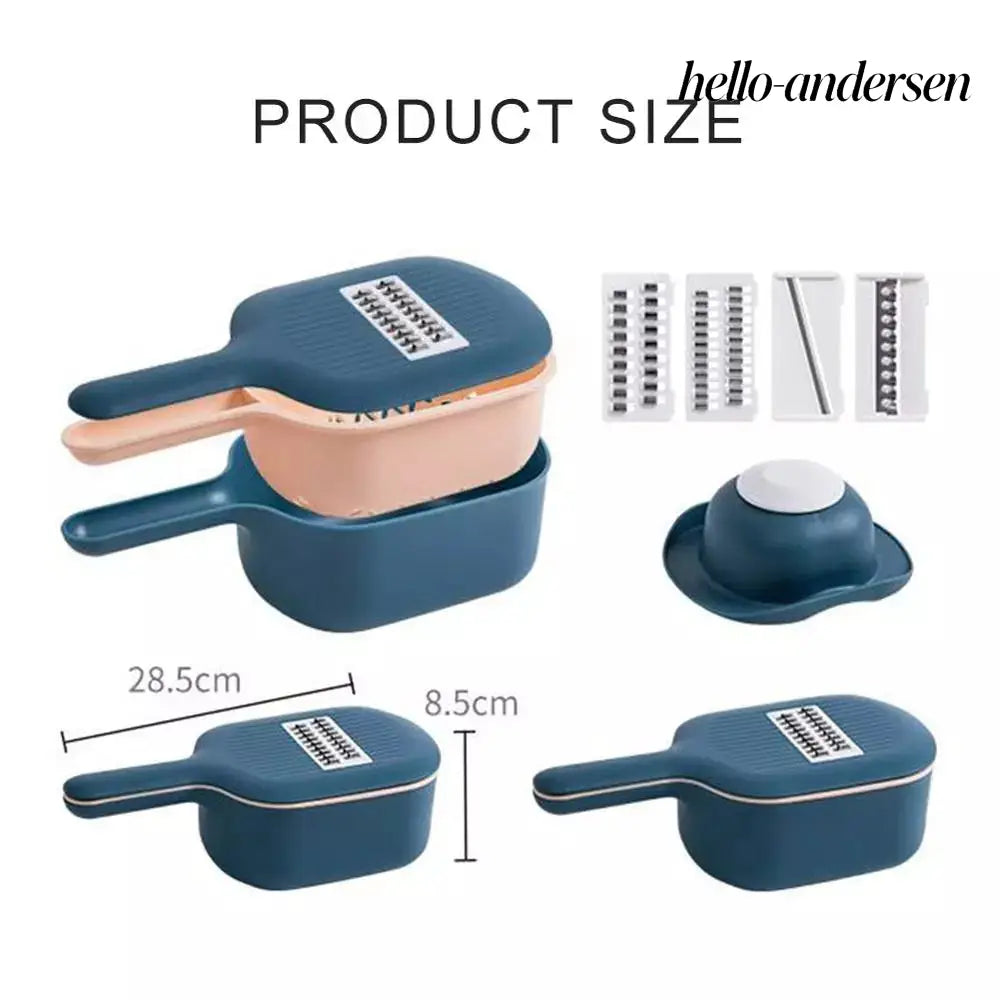 Potato Peeler & Cheese Grater Set 5-in-1 - Potato Peeler