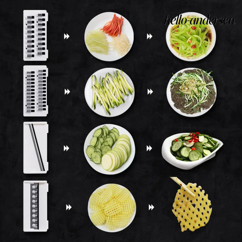 Potato Peeler & Cheese Grater Set 5-in-1 - Potato Peeler
