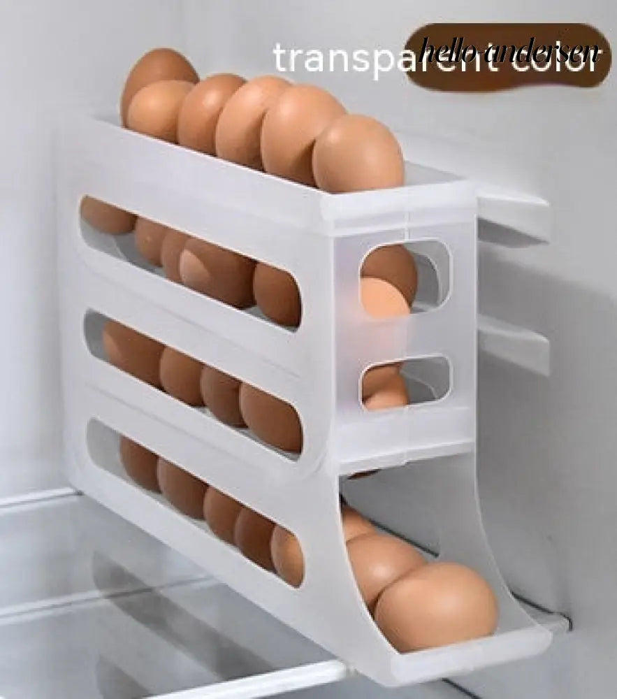 Refrigerator 4-Layer Automatic Egg Roller Sliding Egg - Cooking Grinder