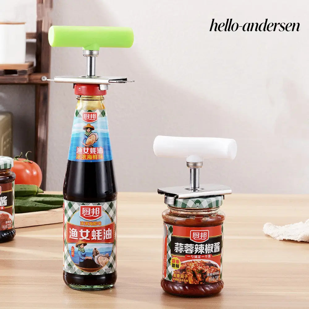 Stainless Steel Adjustable Jar Opener for Lids & Bottles - Jar Opener