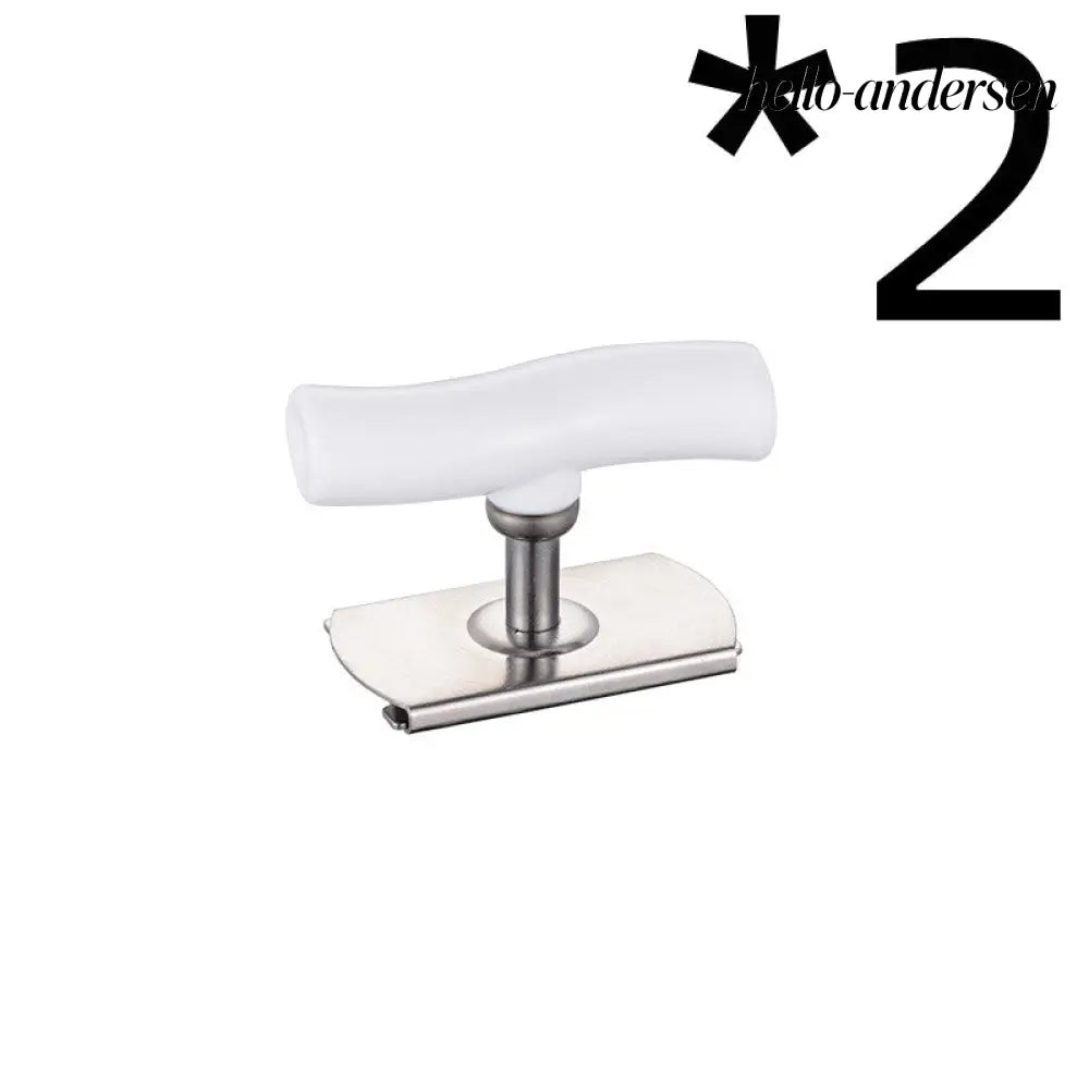 Stainless Steel Adjustable Jar Opener for Lids & Bottles - White 2pcs - Jar Opener
